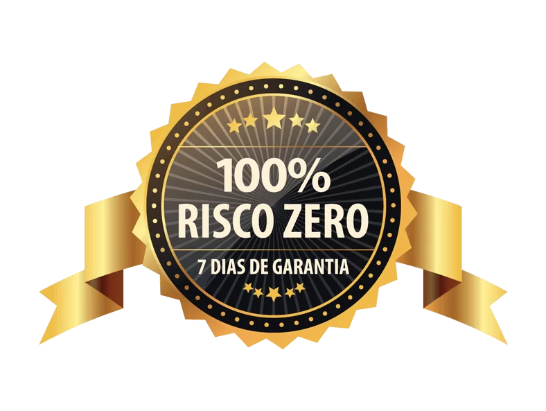 Garantia 100% Risco Zero — 7 dias